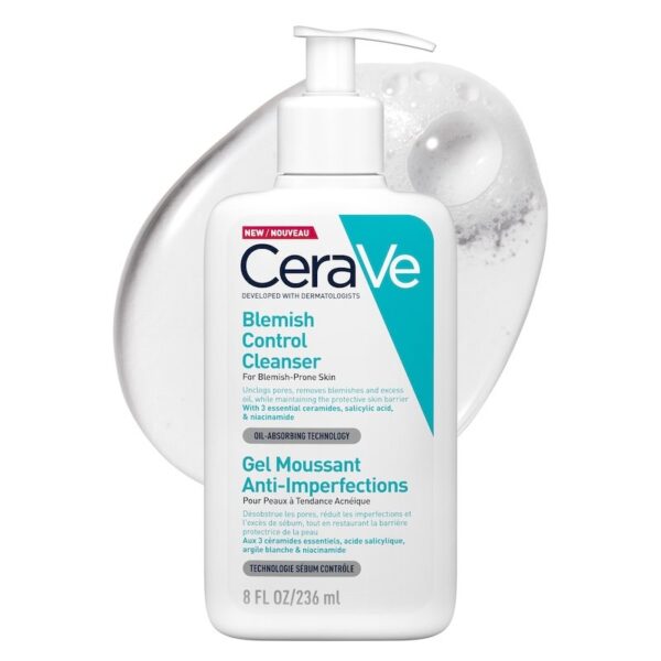 CeraVe Gel Moussant Anti-Imperfections | Peau Grasse à Tendance Acnéique